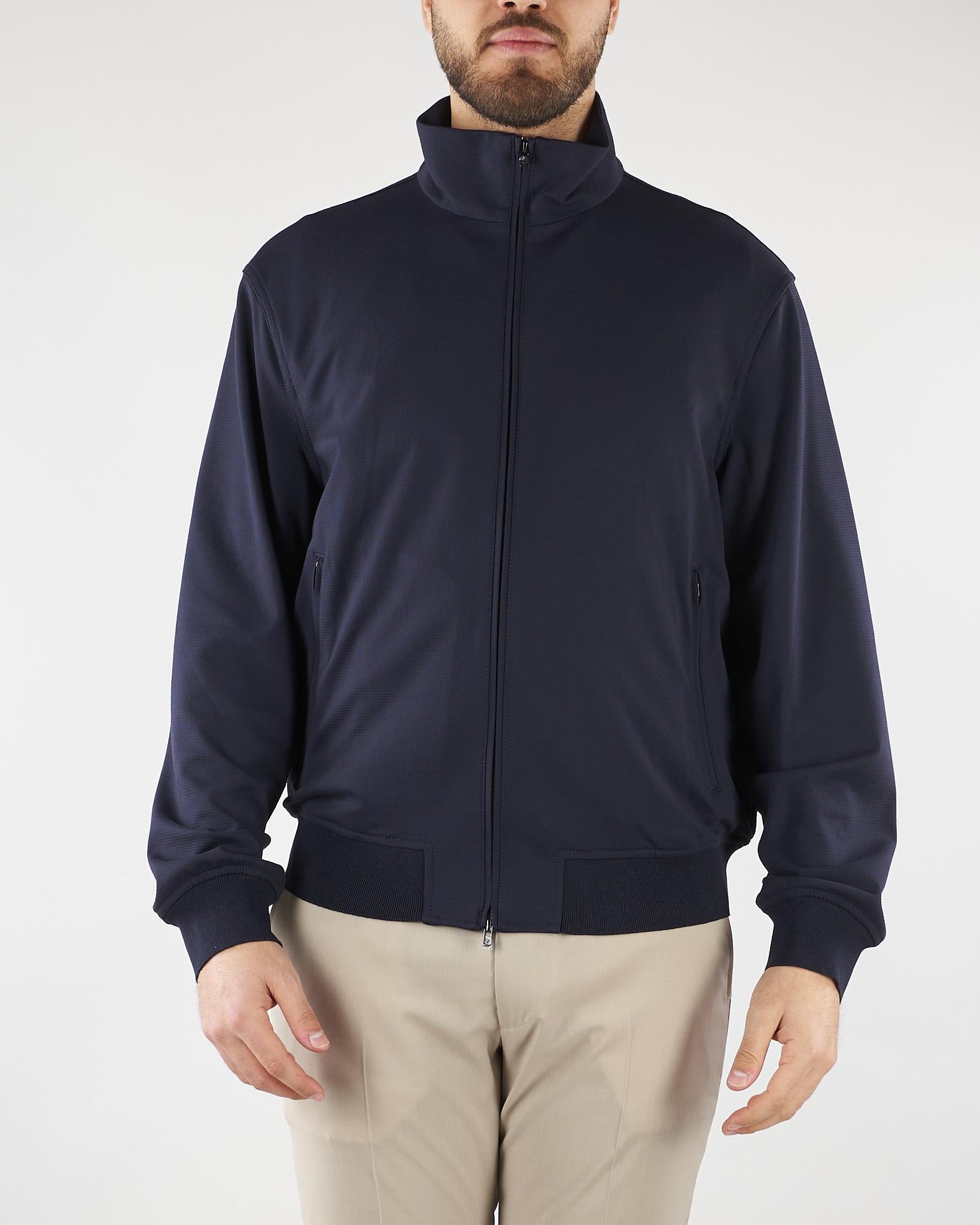 Blouson Blu in tessuto armaturato EM005735AF24843 UB118 EMPORIO ARMANI 