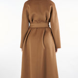 Cappotto Caramello in lana, cachemire e seta CLES 58 MAX MARA STUDIO 