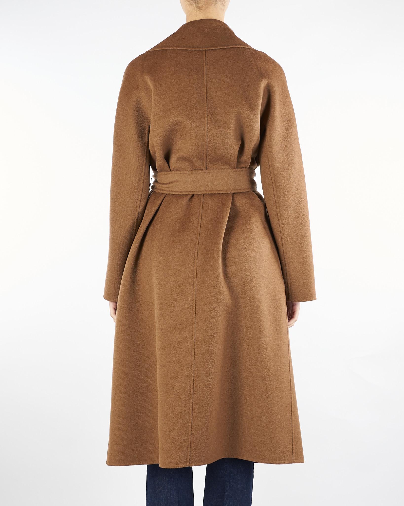 Cappotto Caramello in lana, cachemire e seta CLES 58 MAX MARA STUDIO 