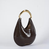 Borsa Hobo Coffee media con manico gioiello BS28A56E2 EA3 ELISABETTA FRANCHI 