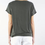 Blusa Verde Cupro Square Wom Shirty