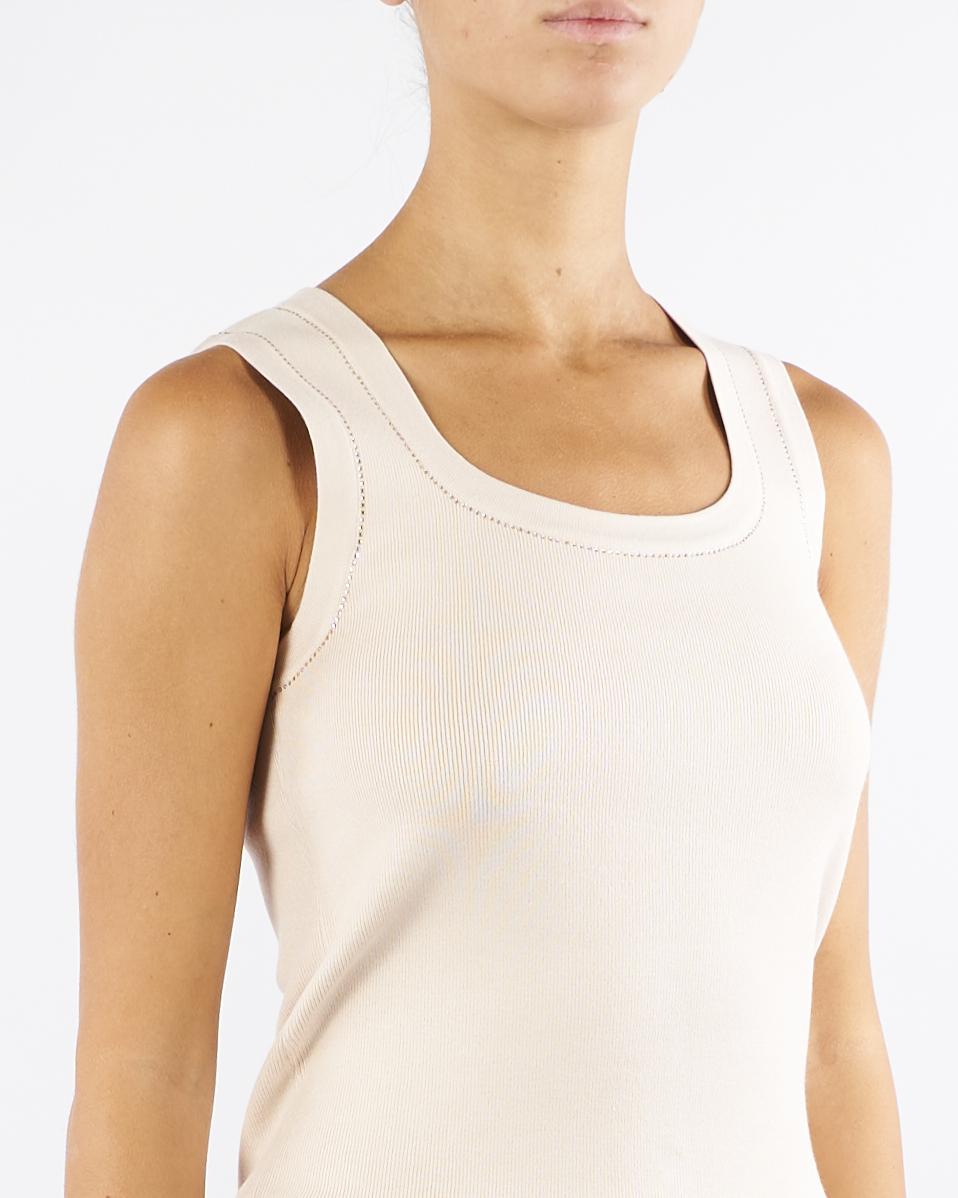 Cardigan e top Cipria con strass RF5202MS99E 22901 BLUGIRL 