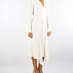 Abito Milk in georgette con collana tubolare ABT0356E2 DZ9 ELISABETTA FRANCHI 