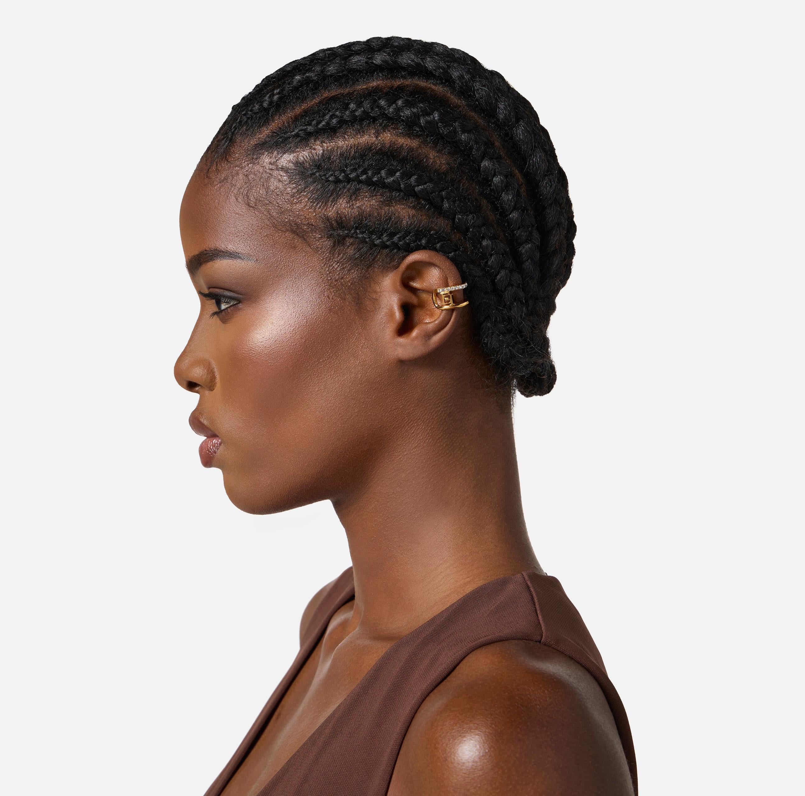 Orecchini con logo e strass OR18A56E3 U95 ELISABETTA FRANCHI 