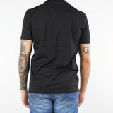 T-shirt Nero in cotone elasticizzato L1TFW25266567 D001 LOW BRAND 