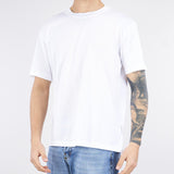 T-shirt basic Bianco in jersey lucido