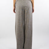 Pantaloni Tortora in tela tramata PA01501TTEL0013 V00 SIMONA CORSELLINI 