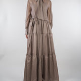 Abito lungo Fango con strass all over AT121 27 ATELIER LEGORA 