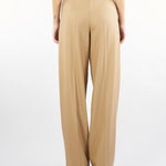 Pantalone Cammello in saglia di lana ENTRATA 12 MAX MARA STUDIO 