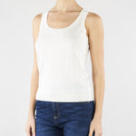 Top Panna in misto cotone e seta SP5NT001 1041 ICONA 