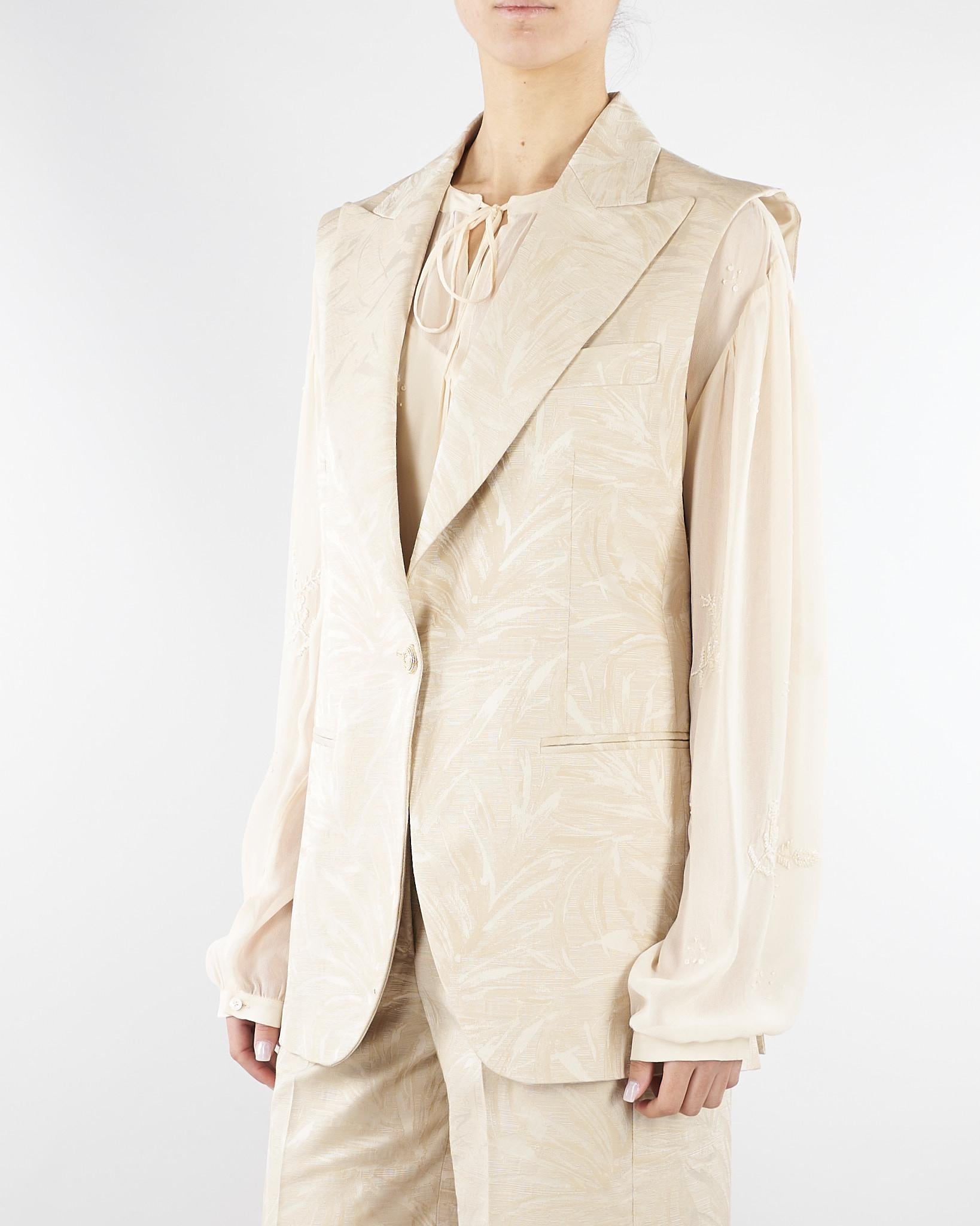Gilet jacquard Beige GT0143220710 014 SEVENTY 
