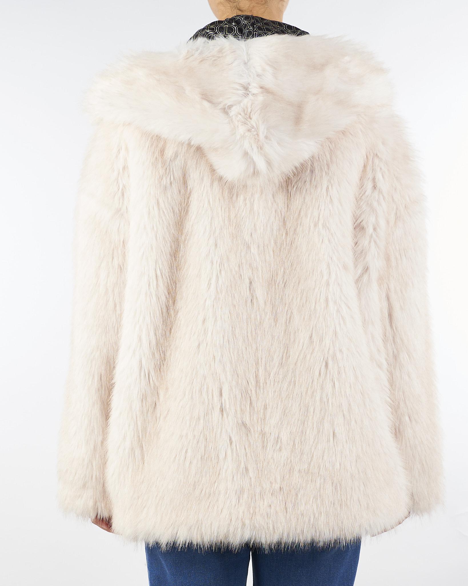 Pelliccia Naturale con cappuccio TF2090 12879 TWIN SET 