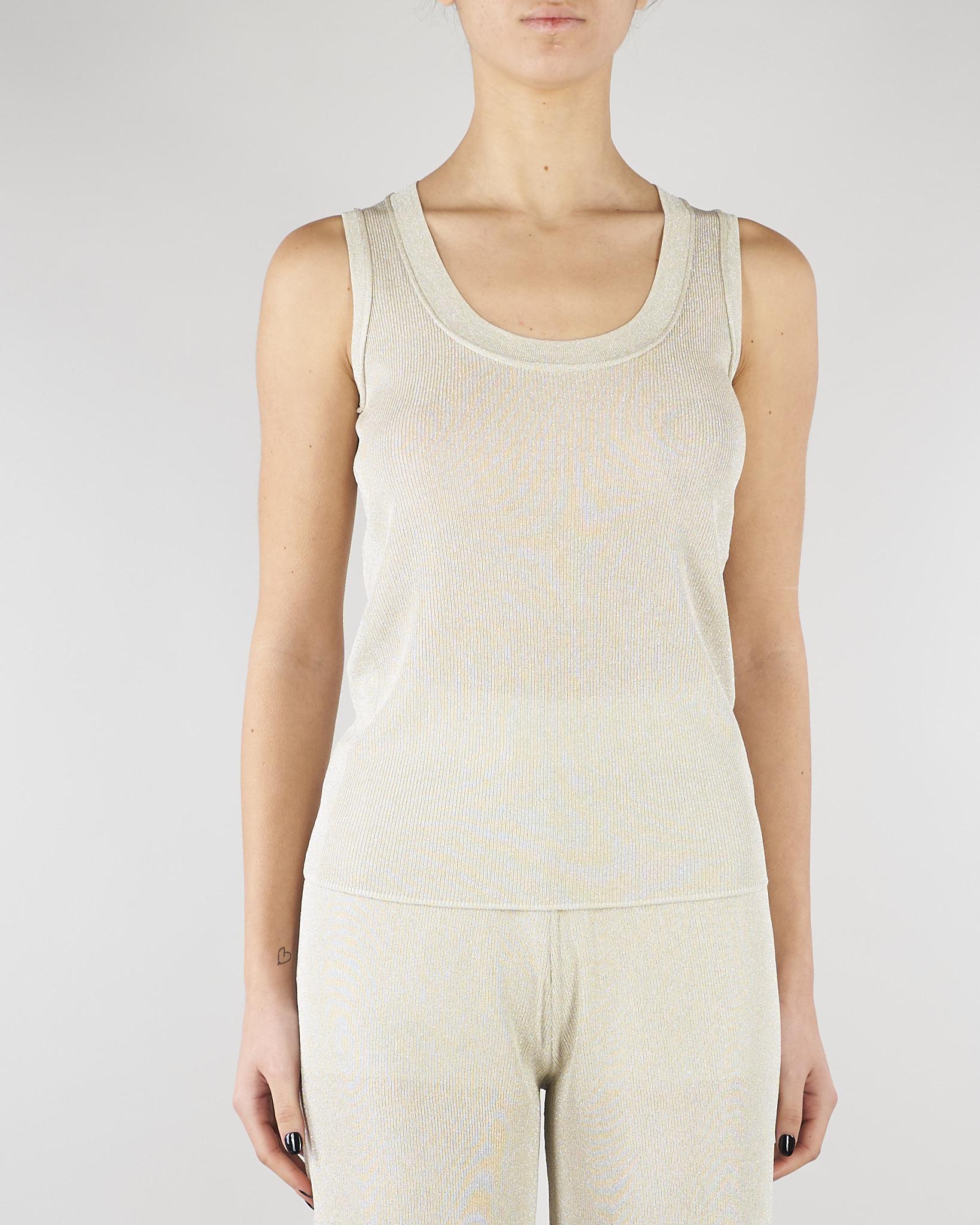 Top Maraschino in maglia Platino MARASCHINO 931 NENETTE 