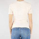 T-shirt Rosa con logo in strass RA6040J3903 21406 BLUGIRL 