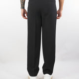 Pantalone Zeta Nero in tessuto tecnico con doppia pences L1PFW25266965 D001 LOW BRAND 