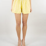 Shorts Giallo con strass all over NS228 38 NO SECRETS 