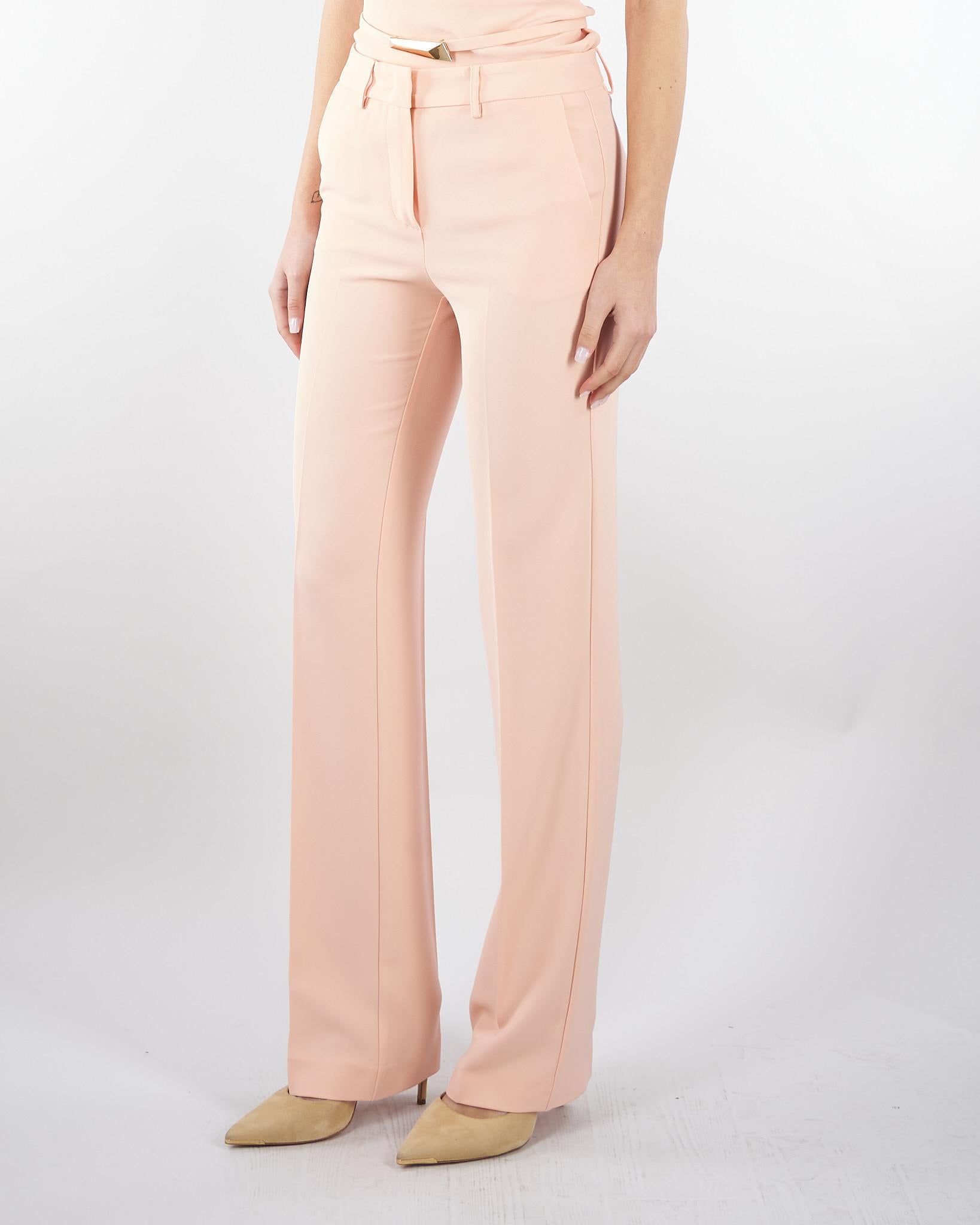 Pantalone Pesca in cady PA01802TCRP0004 V0697 SIMONA CORSELLINI 