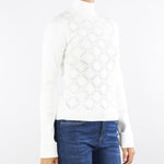 Maglia Bianco Fitted con strass RF5114MS99E 10602 BLUGIRL 