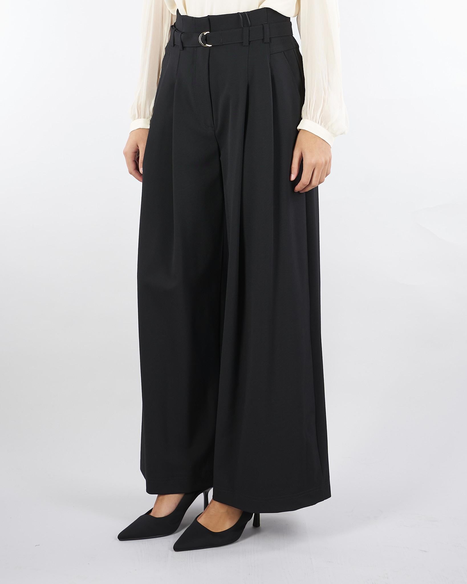 Pantalone Nero a vita alta BONDENO 1 MARELLA 