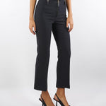 Pantaloni Nero in doppio crêpe PA10856E2 110 ELISABETTA FRANCHI 