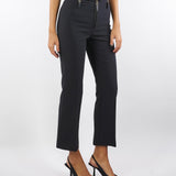 Pantaloni Nero in doppio crêpe PA10856E2 110 ELISABETTA FRANCHI 