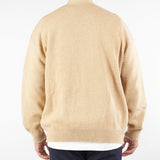 Cardigan Cammello in pura lana e cashmere relaxed fit F5PKMACA037 178 A PAPER KID 