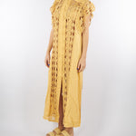 Abito Chemisier Bronzo in Macramè PF144A 22 PIN UP 