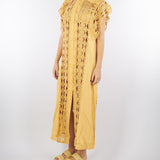 Abito Chemisier Bronzo in Macramè PF144A 22 PIN UP 