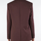 Giacca Coffee in fresco lana con pochette GI16356E2 EA3 ELISABETTA FRANCHI 