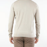 Maglia Beige in lana merinos 30618 308 JEORDIE'S 