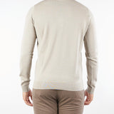 Maglia Beige in lana merinos 30618 308 JEORDIE'S 