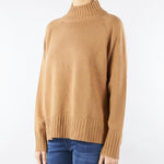 Maglia lupetto Cammello in misto lana RI5NT021 6026 ICONA 