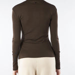 Dolcevita Marrone in garza di lana e seta TESEO 5 MAX MARA WEEKEND 