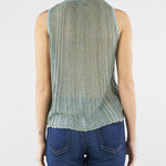 Top in maglia Muy Verde salvia MUY 2164 NENETTE 