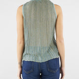 Top in maglia Muy Verde salvia MUY 2164 NENETTE 
