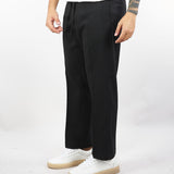 Pantalone Nero wide leg con elastico in vita PA3506 9 I'M BRIAN 