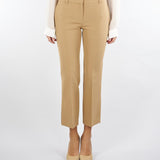Pantalone Cammello cropped con gamba dritta D47EP020E29 MF700 ERMANNO BY ERMANNO SCERVINO 