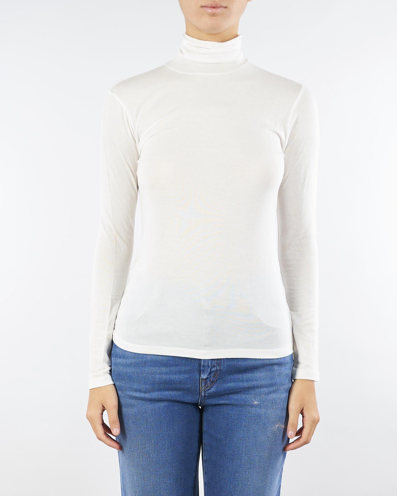 Maglia Lupetto Panna elasticizzata V58683 2 VANISE' 