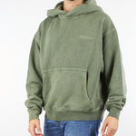 Felpa Verde oversize in cotone washed F3515 35 I'M BRIAN 