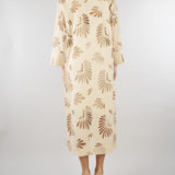 Abito Beige in cotone con ricami D3429760 91 CLIPS 