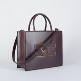 Borsa Tote grande Merlot con logo BS32A56E2 EA4 ELISABETTA FRANCHI 