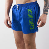 Costume con logo a contrasto Dsquared