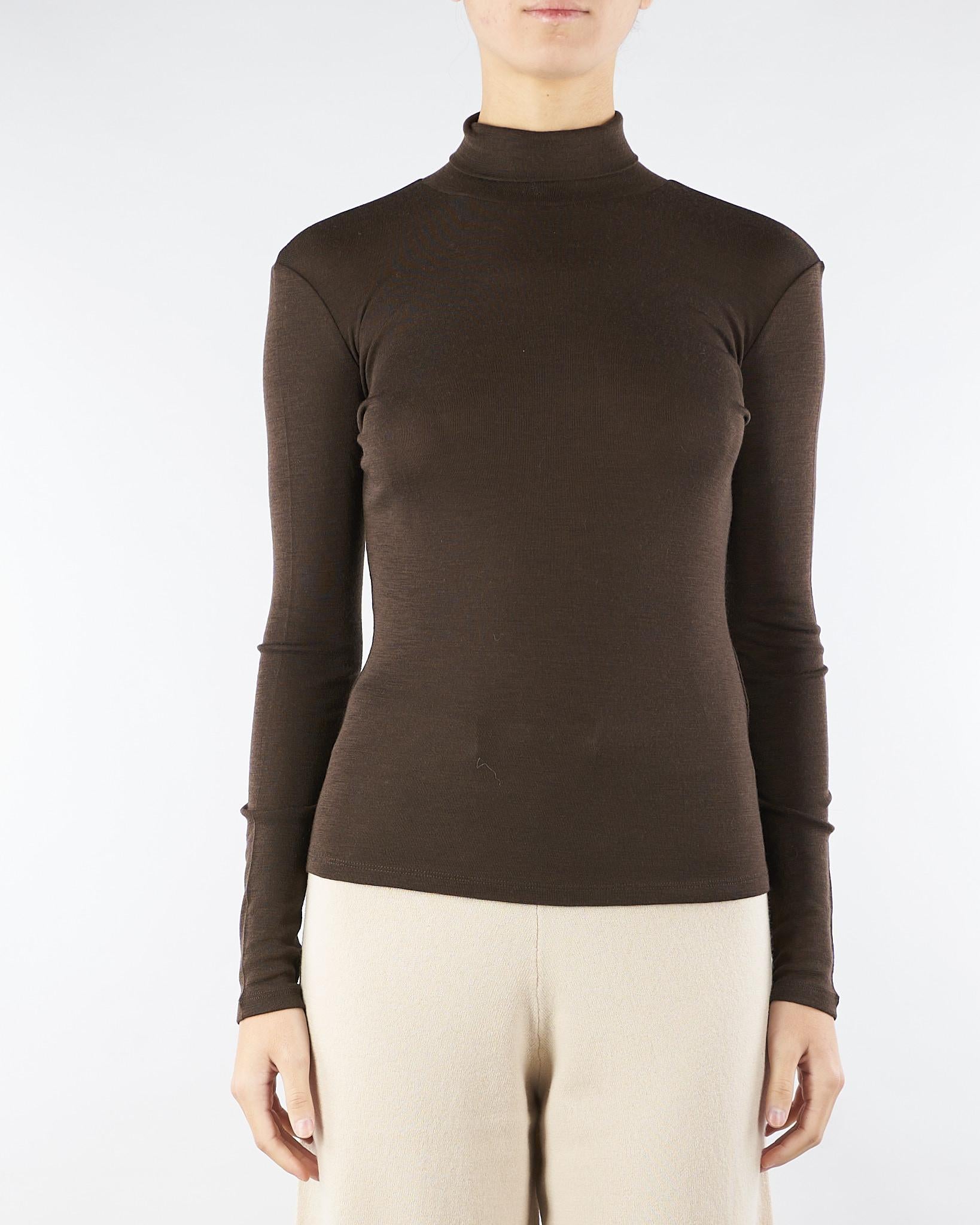 Dolcevita Marrone in garza di lana e seta TESEO 5 MAX MARA WEEKEND 