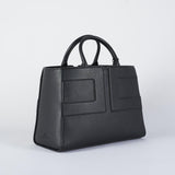 Borsa Nero  tote grande con logo BS34A56E2 110 ELISABETTA FRANCHI 