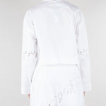 Camicia Bianco in popeline e sangallo TT2031 1 TWIN SET 