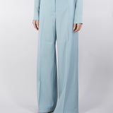 Pantalone Acqua palazzo in tela di lana