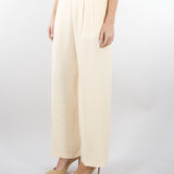 Pantalone Crema con pences M6PF03 336 MEIMEIJ 