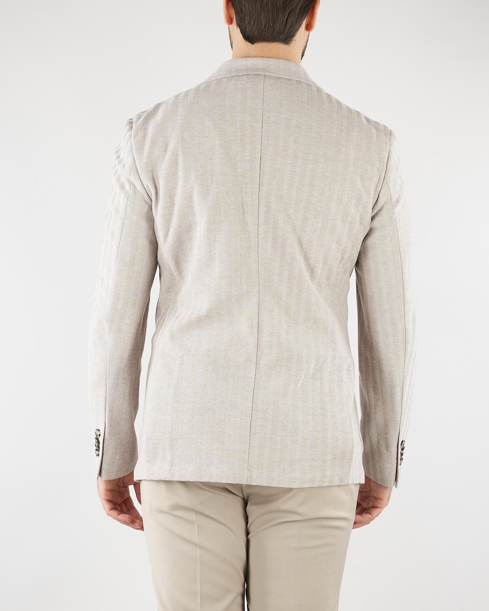 Giacca Sabbia spigata 4032G2900MC263274 25 MANUEL RITZ 