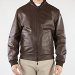 Giubbotto Moro in vera pelle reversibilie 27L5W32720175 30 CORNELIANI 