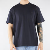 T-shirt Blu in cotone con stampa sul retro TH1750 350 LACOSTE 